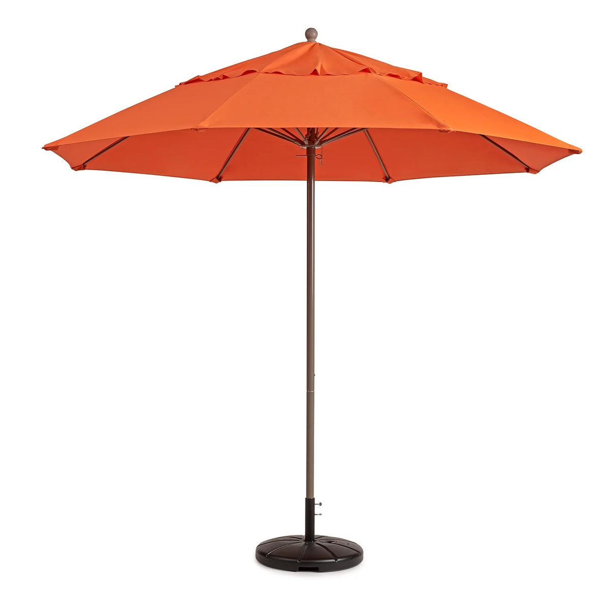 Grosfillex Fiberglass Umbrella, 9' Diameter - Orange