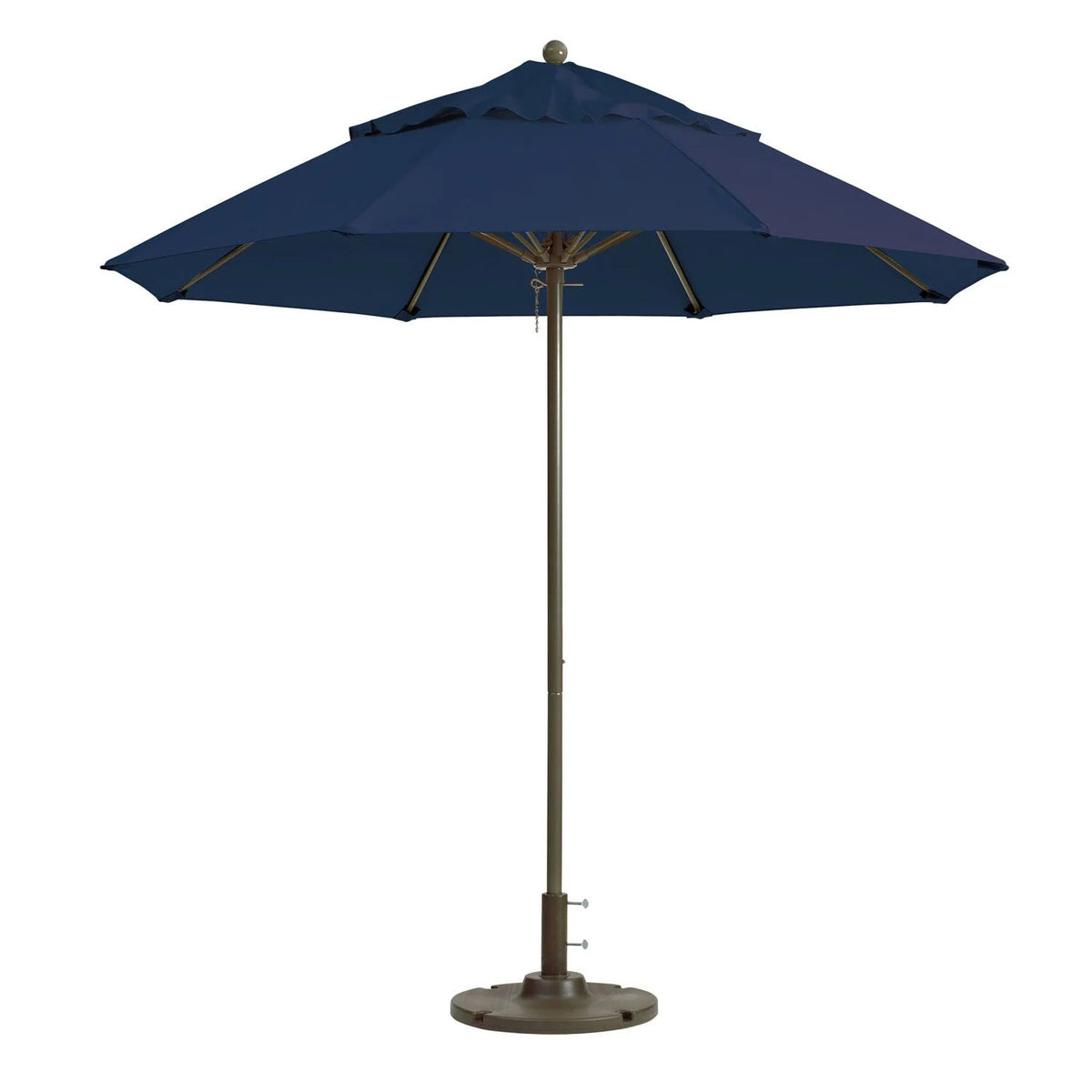 Grosfillex Fiberglass Umbrella, 9' Diameter - Navy