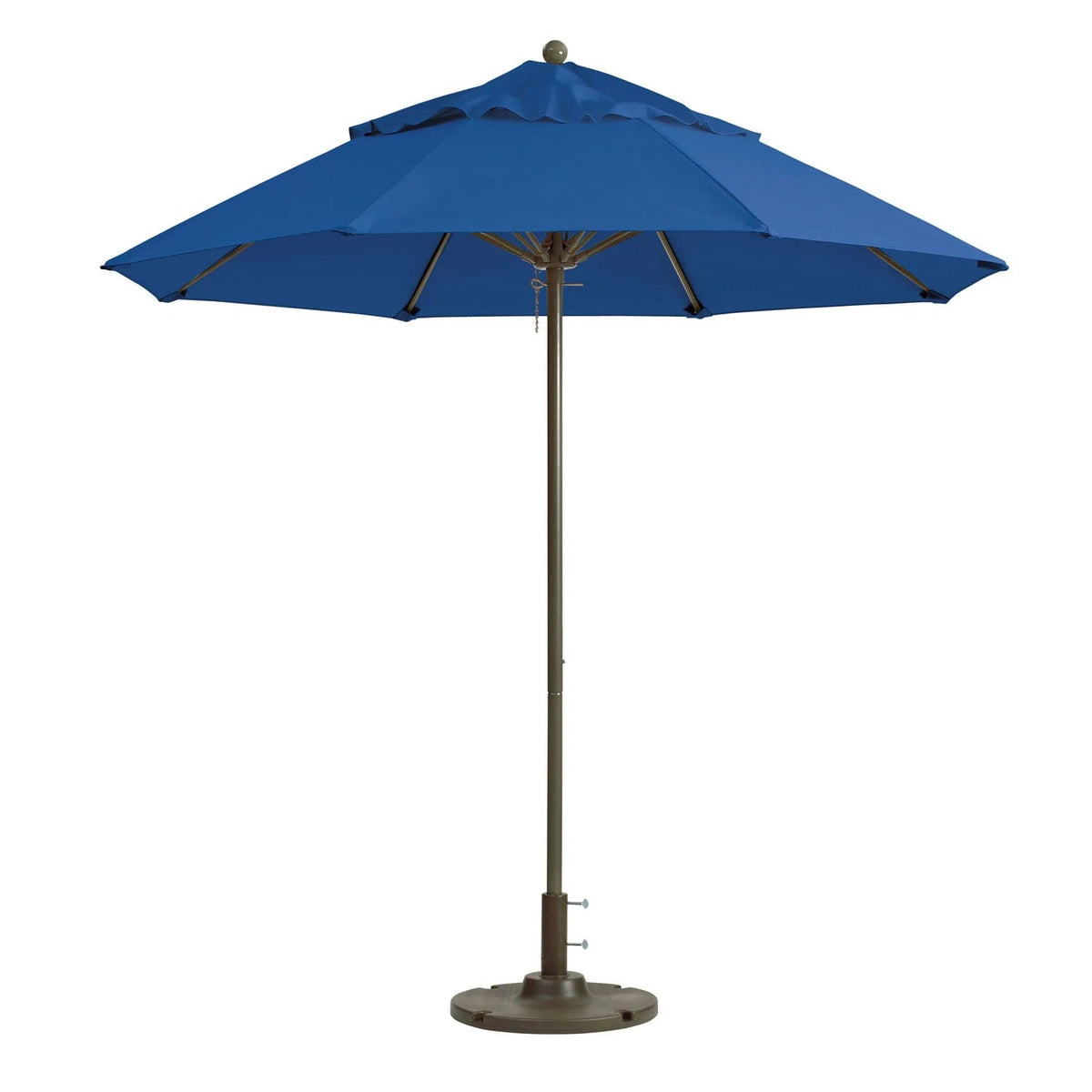 Grosfillex Fiberglass Umbrella, 9' Diameter - Pacific Blue