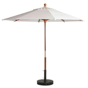 Grosfillex Fabric Umbrella, 9' Diameter - White