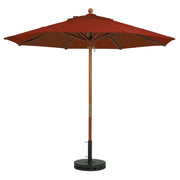 Grosfillex Fabric Umbrella, 9' Diameter - Terracotta