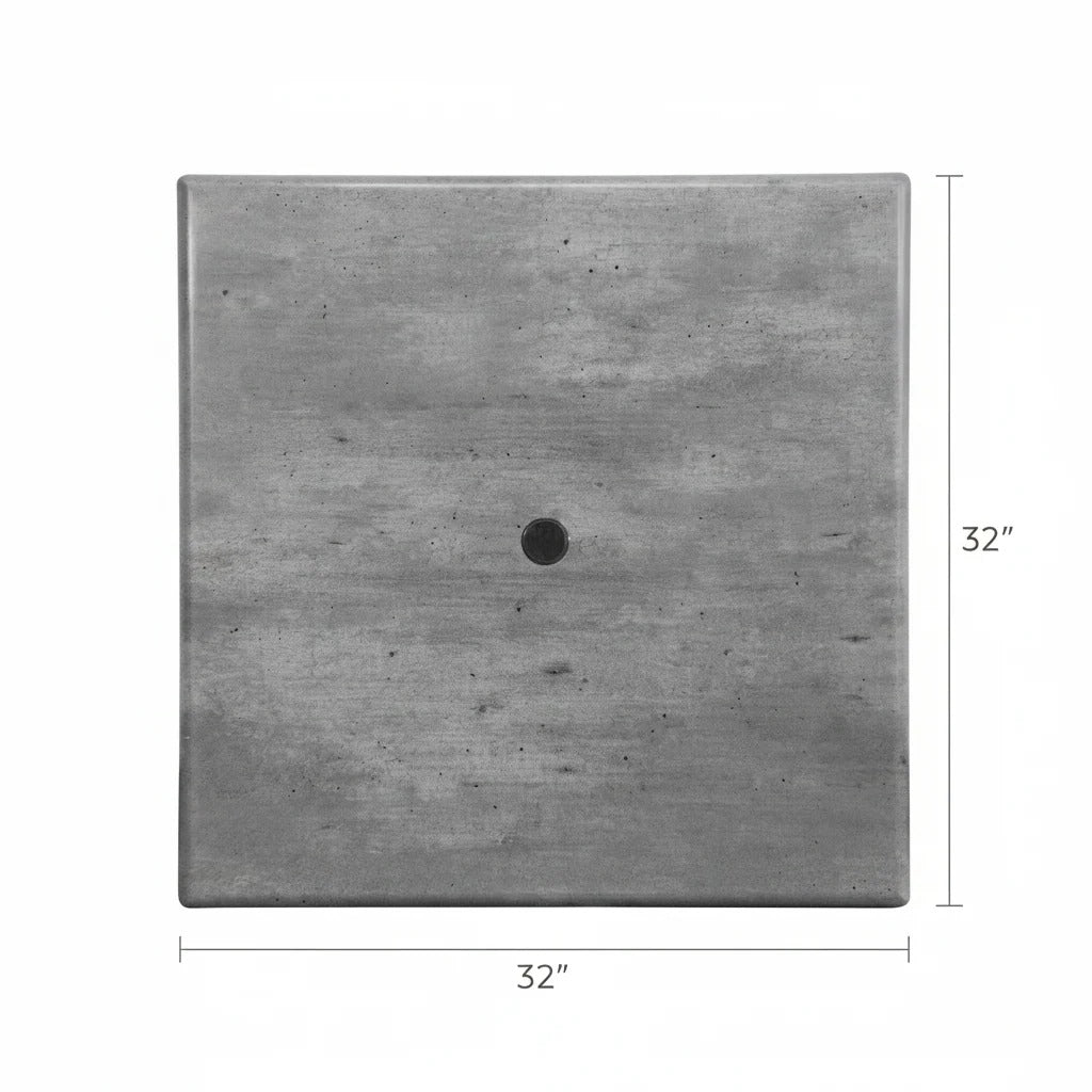 Grosfillex Table Top, White - photo 2