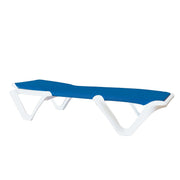 Grosfillex White Chaise, 30" x 78" - photo 2