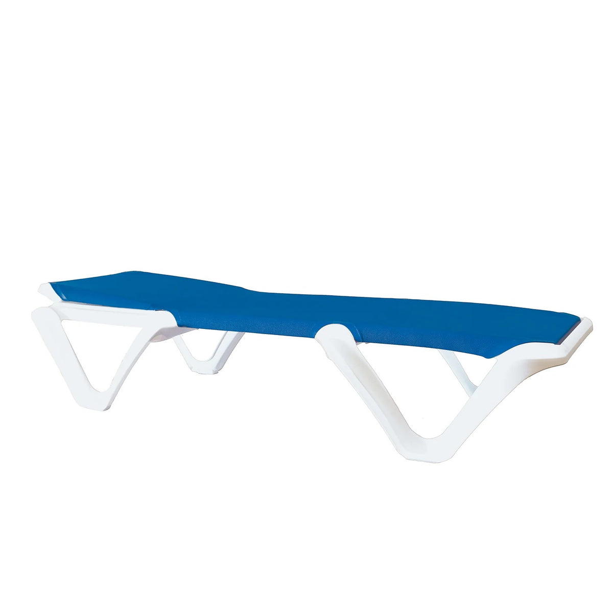 Grosfillex White Chaise, 30" x 78" - photo 2