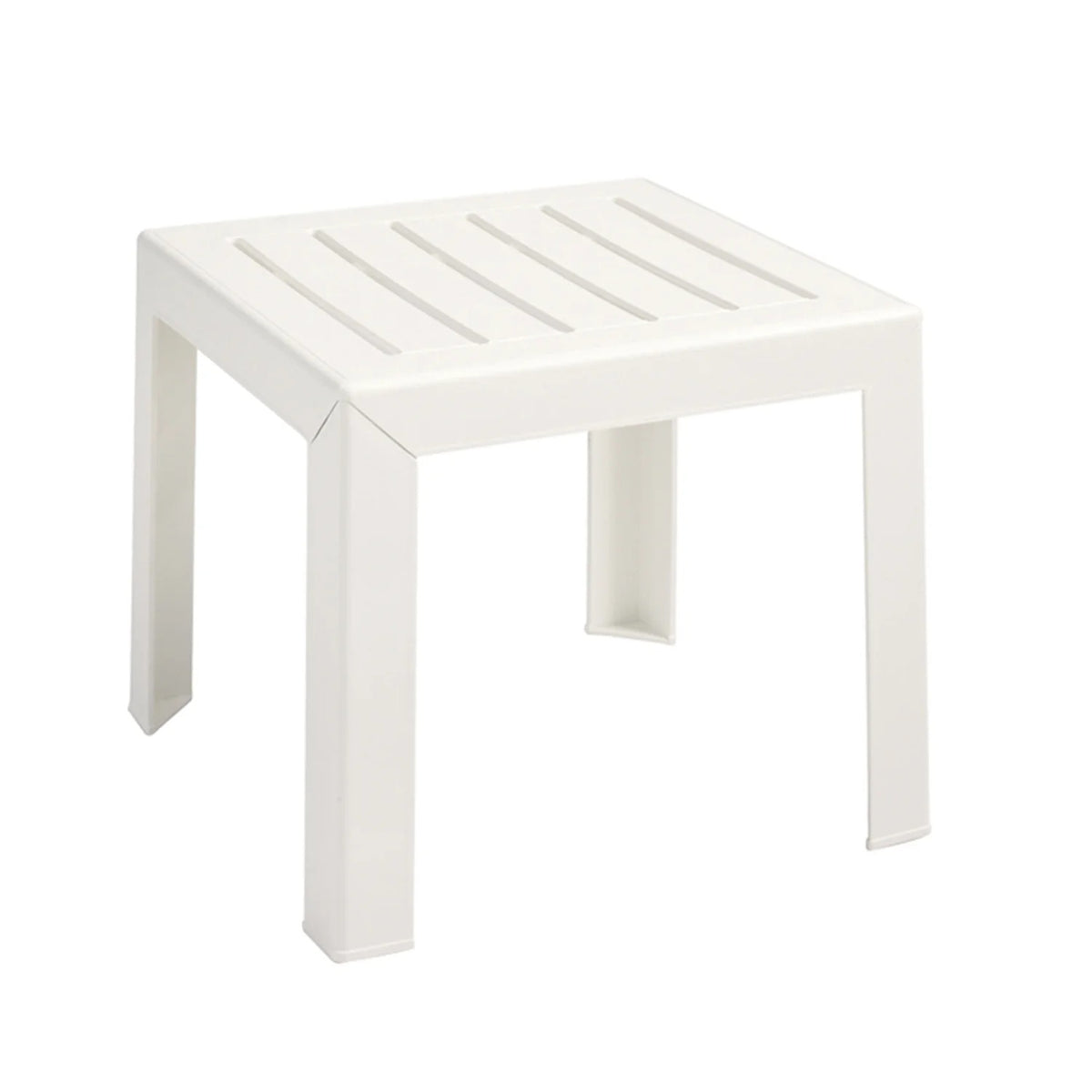 Grosfillex Resin Low Table, 16" x 16" - x White