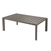 Grosfillex Aluminum Cocktail Table, 23 1/2" x 39 1/4" - Bronze