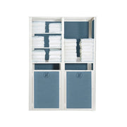 Grosfillex Polyester Towel Valet, 49" Wide - Blue White