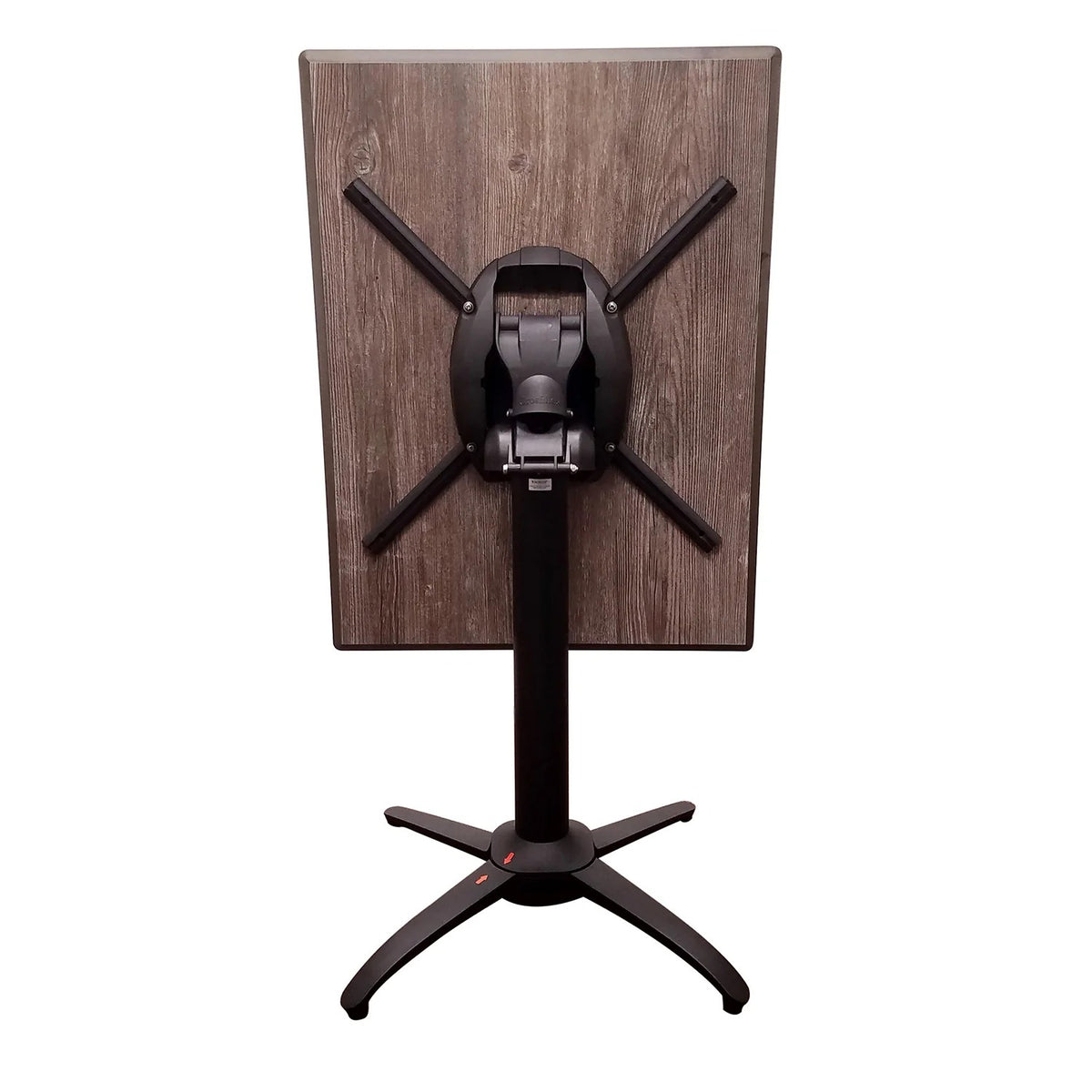 Grosfillex UT168017 Aluminum Table Base, 19 1/2" x 19 1/2", Black - photo 3