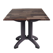 Grosfillex Table, 32" x 32" - Shiplap