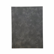 Grosfillex Veneer Table Top, 24" x 32" - Dark Faux Concrete