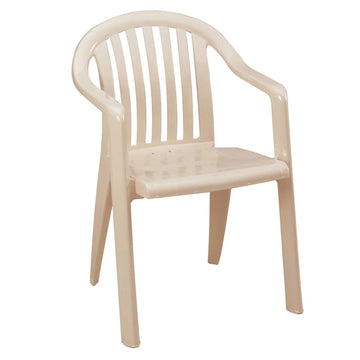 Grosfillex Resin Armchair, 21" Wide - Sandstone