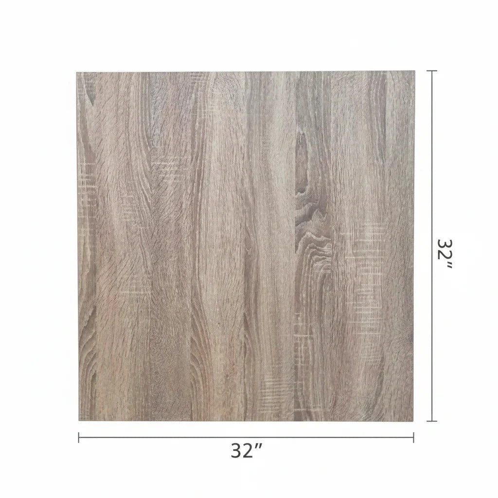 Grosfillex Veneer Table Top, 32" x 32" - photo 5