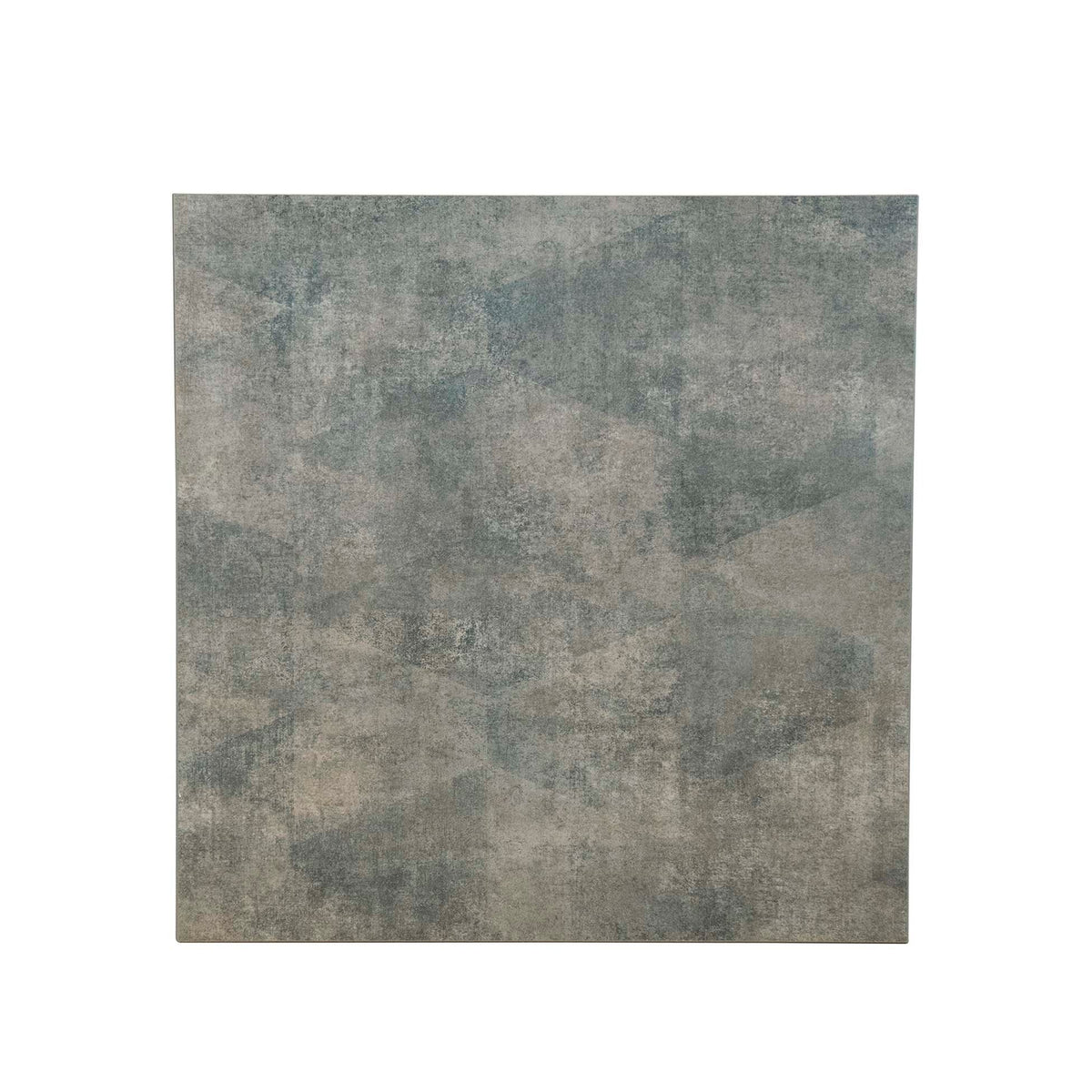 Grosfillex Veneer Table Top, 32" x 32" - Geo Faux Concrete