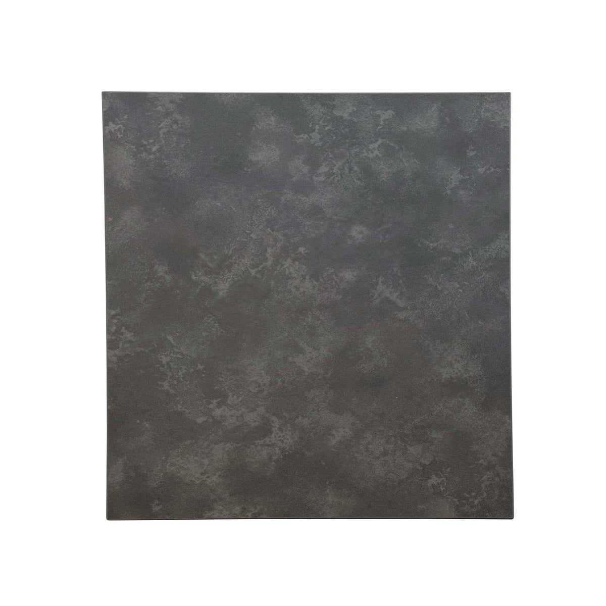 Grosfillex Veneer Table Top, 32" x 32" - Dark Faux Concrete