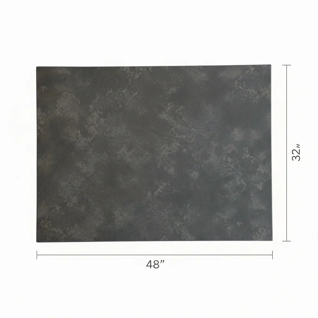 Grosfillex US48D744 Veneer Table Top, 32" x 48", Gray - photo 4