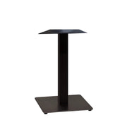 Grosfillex US503017 Stainless Steel Table Base, 18" x 18", Black - Default Title