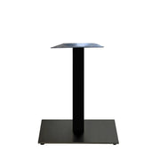 Grosfillex US504017 Stainless Steel Table Base, 22" x 22", Black - Default Title