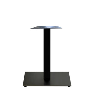 Grosfillex US504017 Stainless Steel Table Base, 22" x 22", Black - Default Title