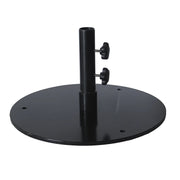 Grosfillex US604017 Base, 20" Diameter, Black - Default Title