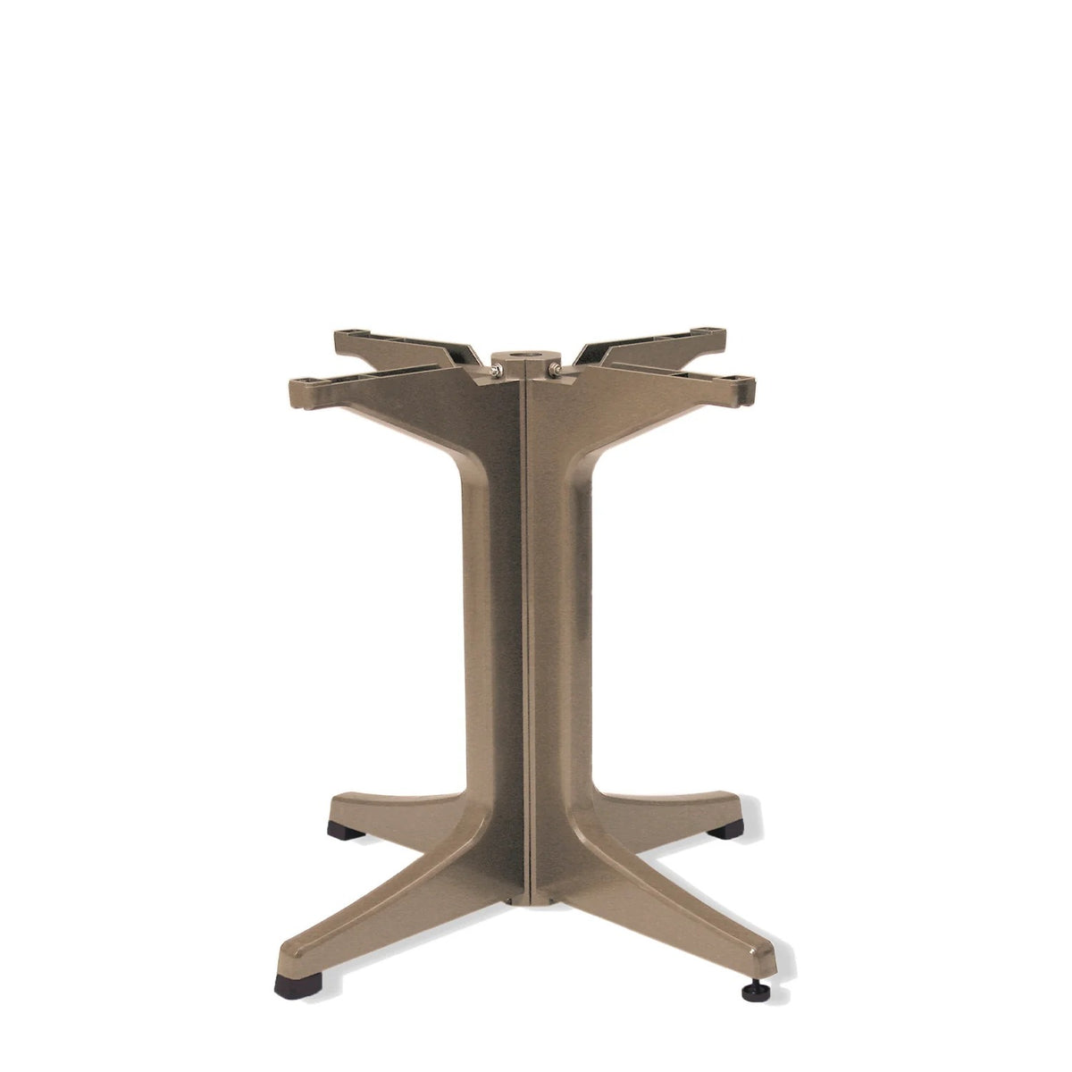 Grosfillex Resin Table Base, 300 lb. Capacity - Beige