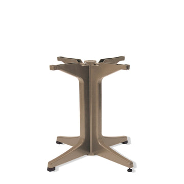 Grosfillex Resin Table Base, 300 lb. Capacity - Beige