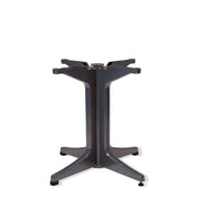 Grosfillex Resin Table Base, 300 lb. Capacity - Black