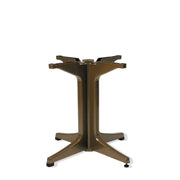 Grosfillex Resin Table Base, 300 lb. Capacity - Bronze