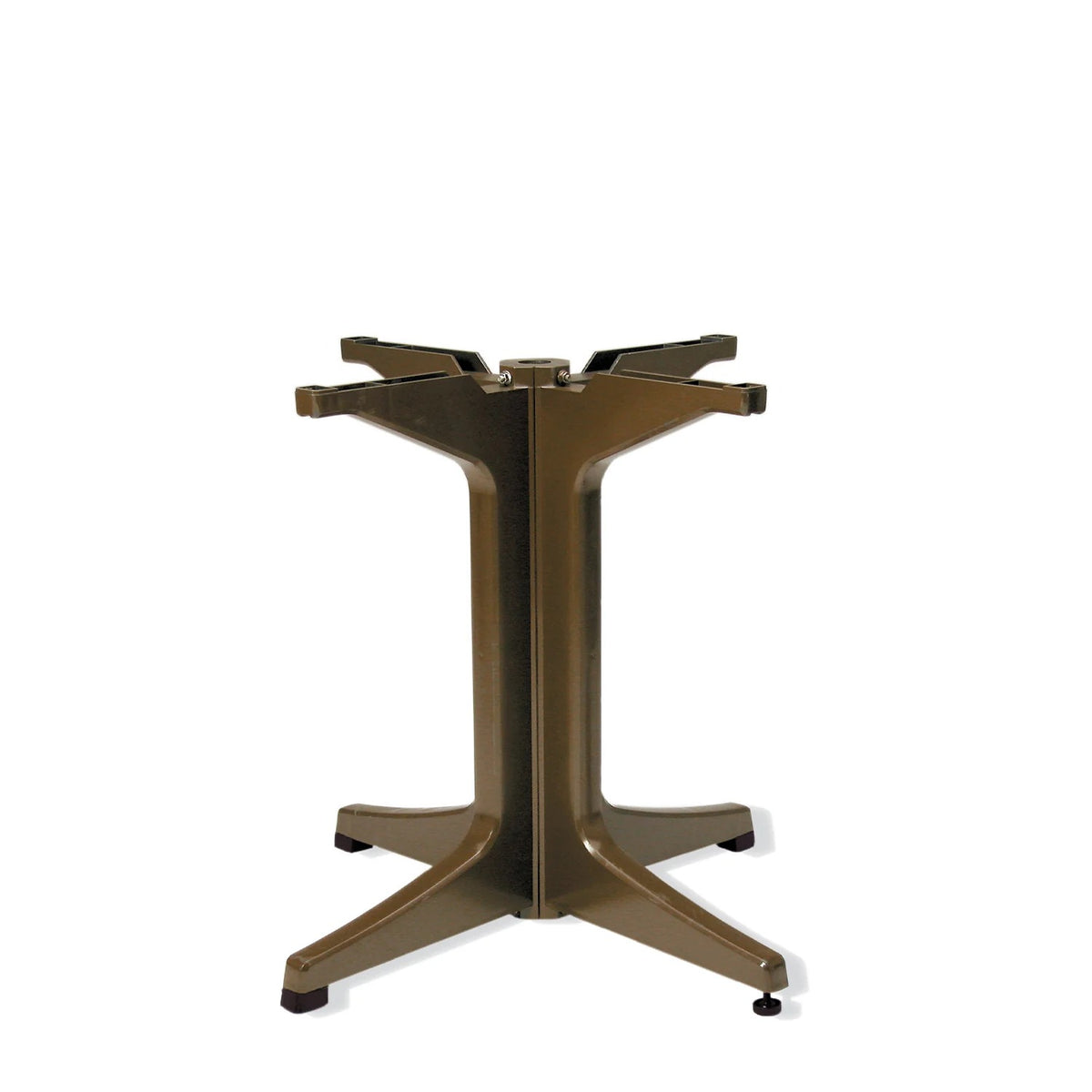 Grosfillex Resin Table Base, 300 lb. Capacity - Bronze