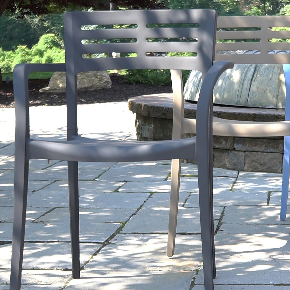 Grosfillex Stackable Armchair, 20 1/2" Wide - photo 4