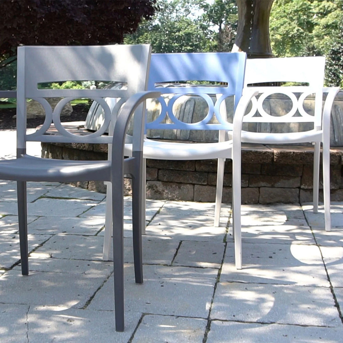 Grosfillex Chair, 19 11/16" Wide - photo 2