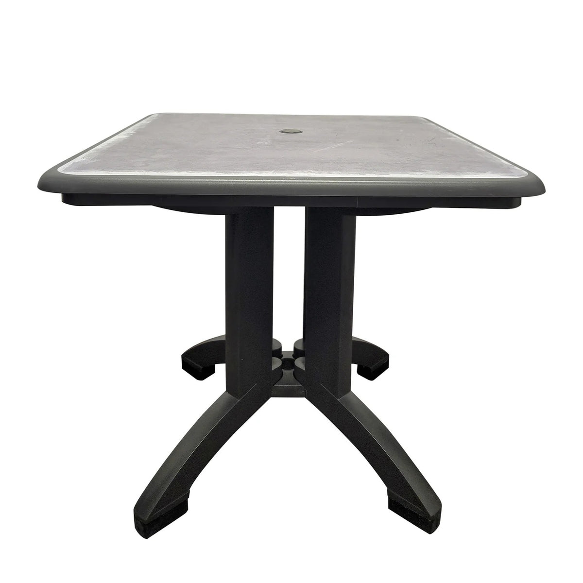 Grosfillex Table, 32" x 32" - Gray
