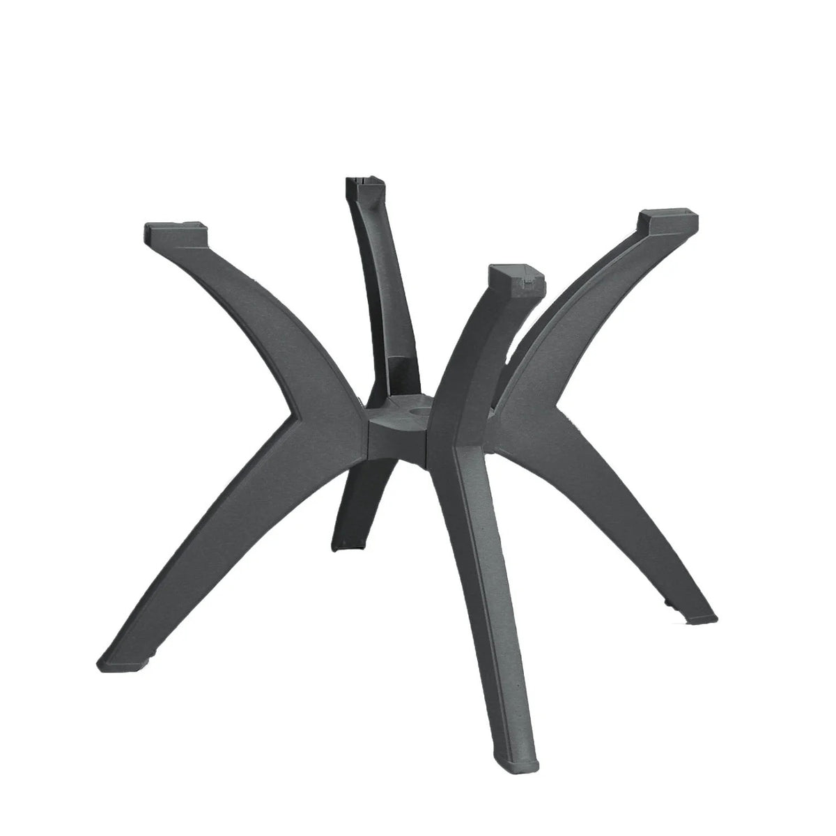 Grosfillex Resin Table Base, 300 lb. Capacity - Gray