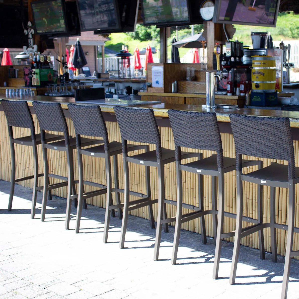 Grosfillex UT987037 Bar Stool, 21 1/4" Wide - photo 2