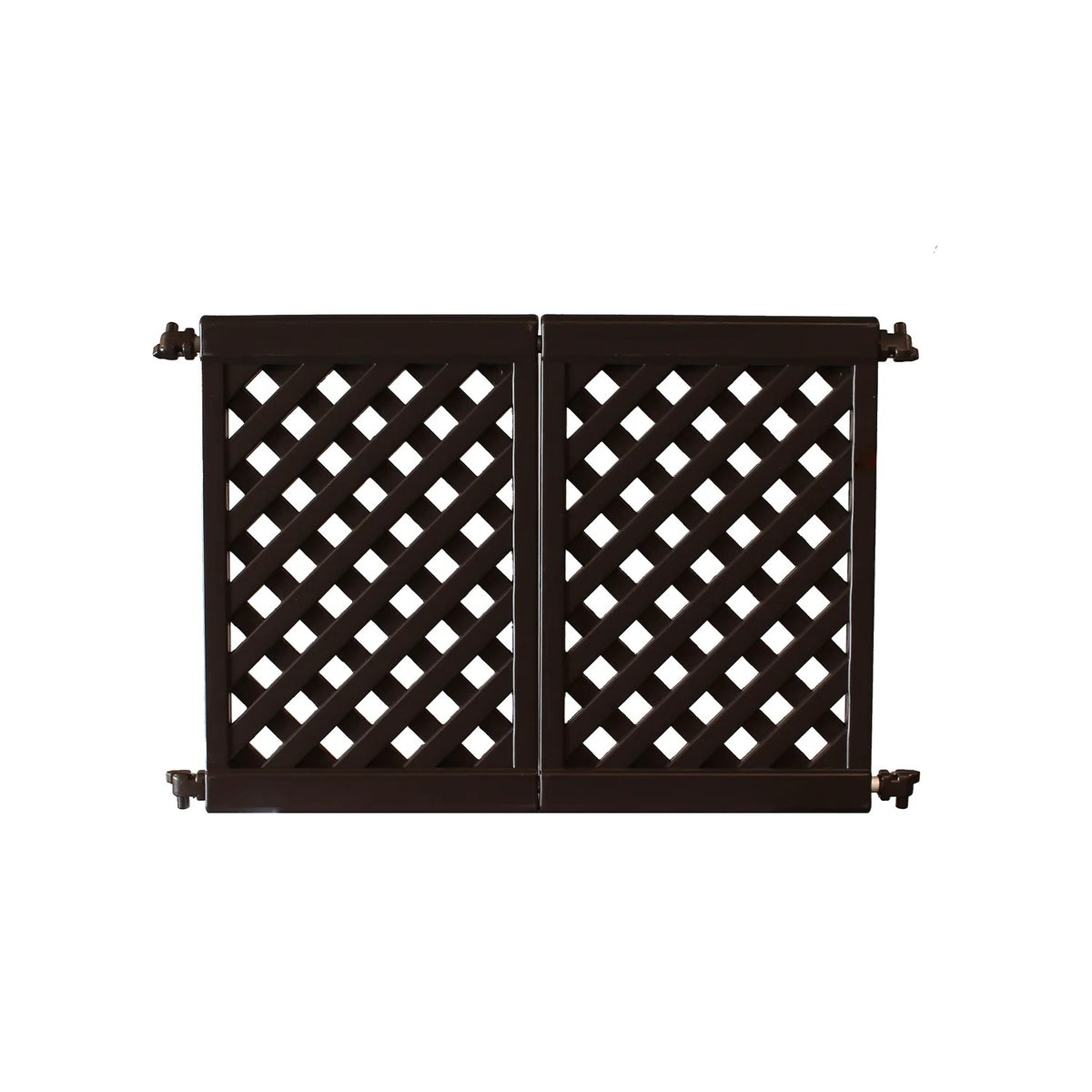 Grosfillex Resin Patio Fence, 46 1/2" Long - Black