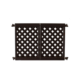 Grosfillex Resin Patio Fence, 46 1/2" Long - Black