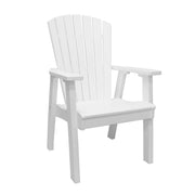 Grosfillex Kailua Adirondack Chair, 27 5/16" Wide - White