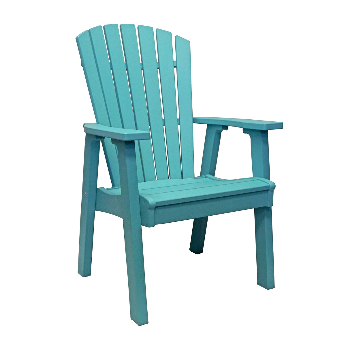 Grosfillex Kailua Adirondack Chair, 27 5/16" Wide - Aruba Blue