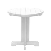 Grosfillex Kailua Low Table, 20" Diameter - White