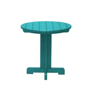 Grosfillex Kailua Low Table, 20" Diameter - Teal