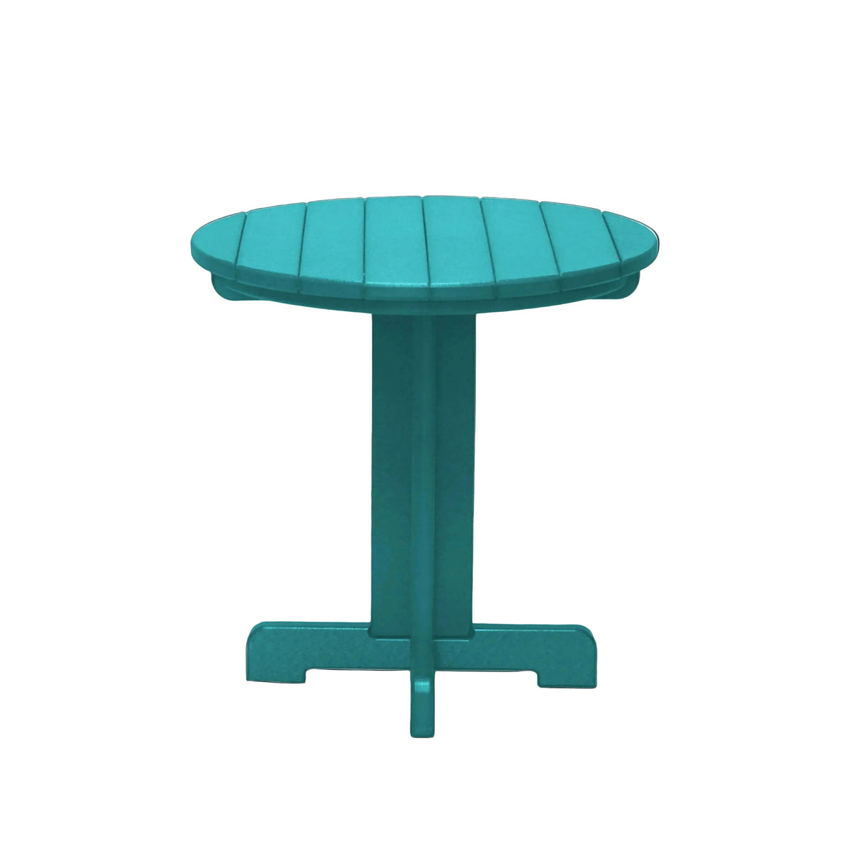 Grosfillex Kailua Low Table, 20" Diameter - Teal