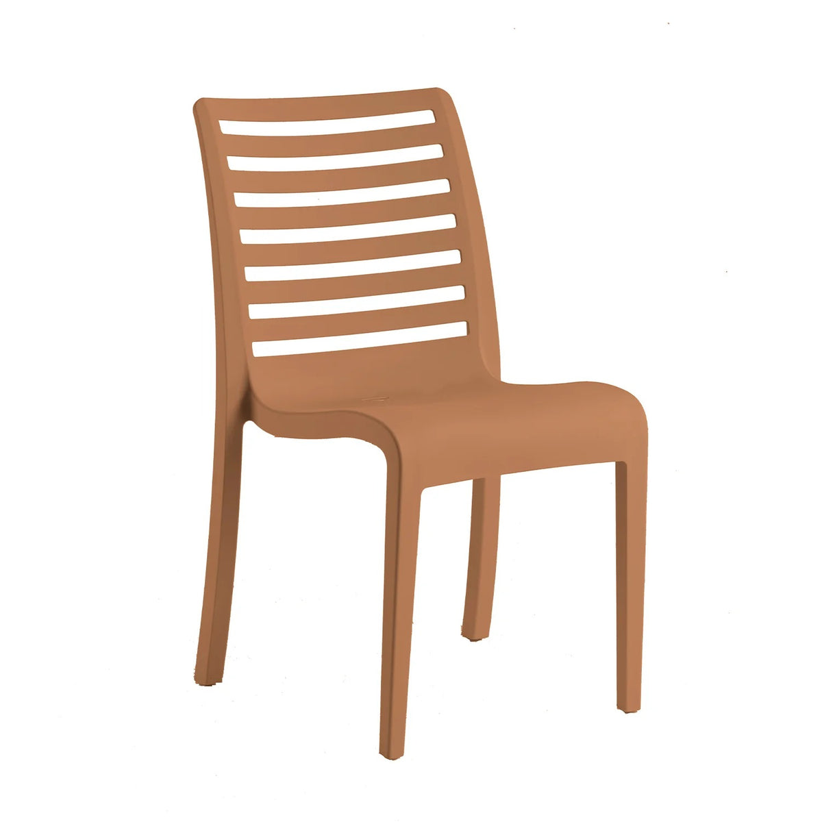 Grosfillex Astoria Chair, 20 15/16" Wide - Brown