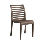 Grosfillex Astoria Chair, 20 15/16" Wide - Bronze