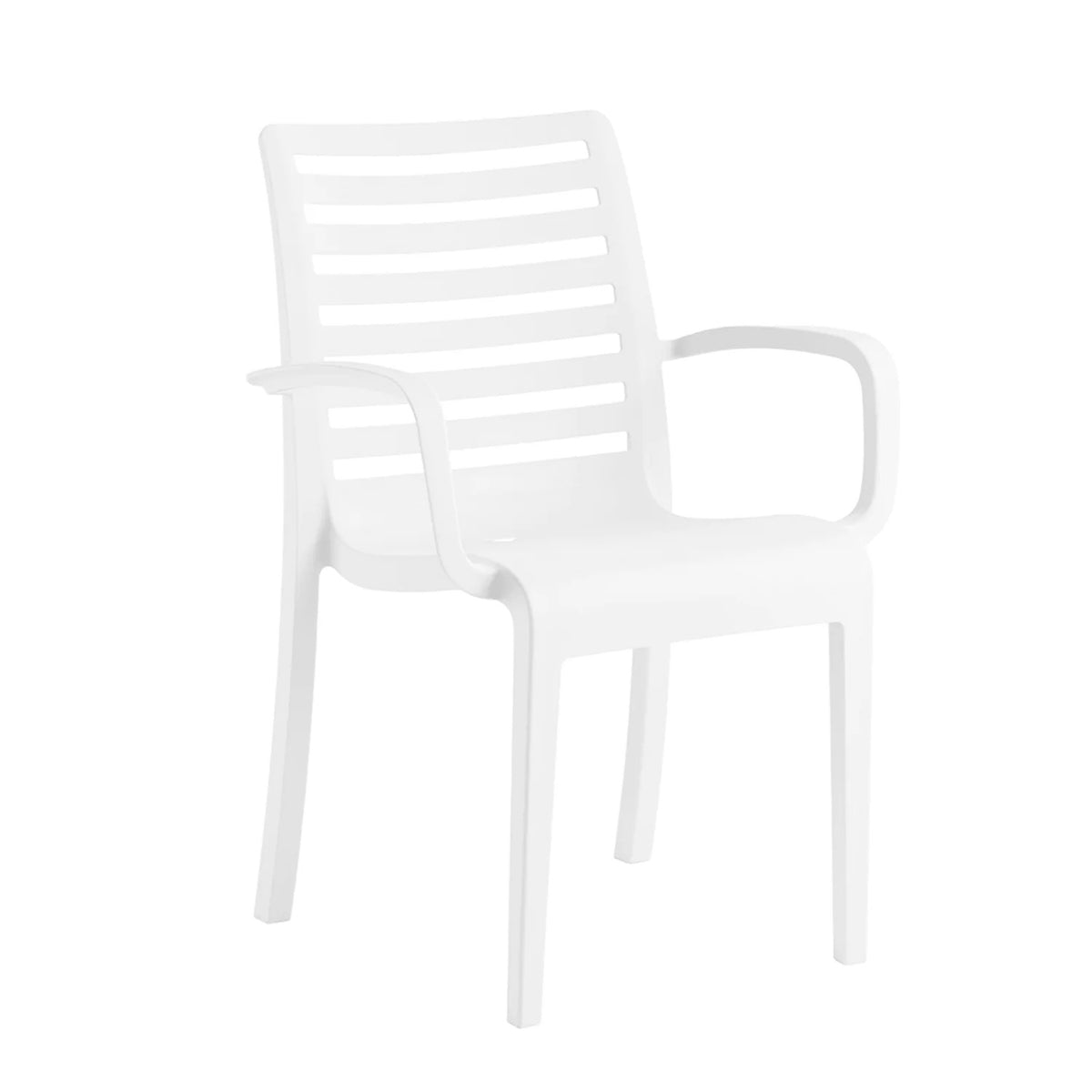 Grosfillex Astoria Chair, 23 5/8" Wide - White
