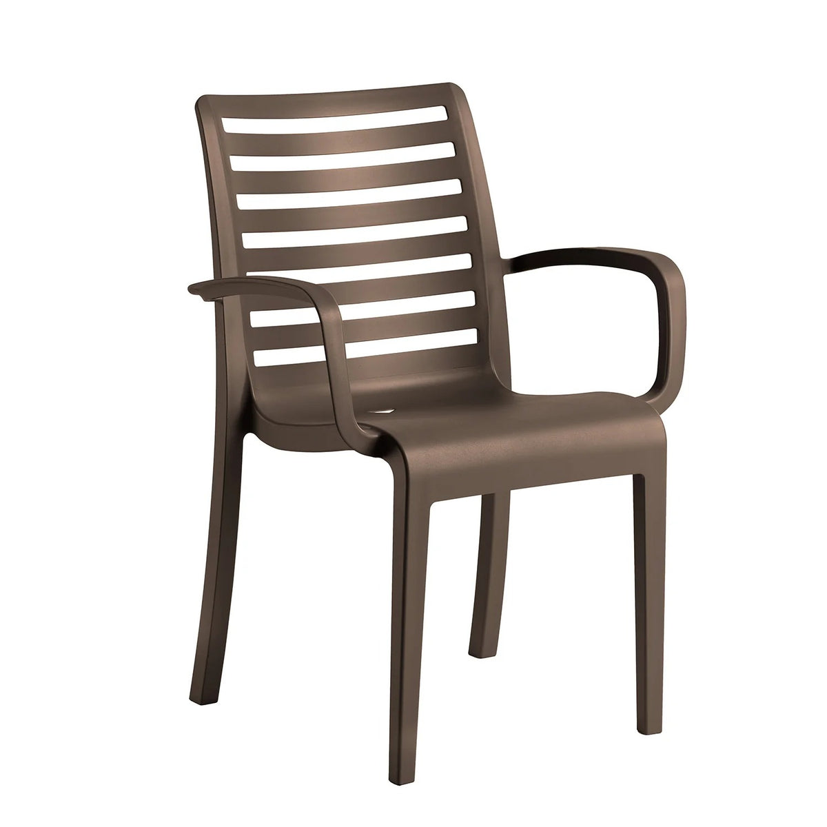 Grosfillex Astoria Chair, 23 5/8" Wide - Bronze