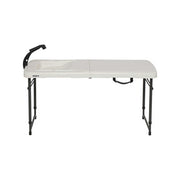 Lifetime 280560 Folding Table, 24 1/8" x 49 1/8", White - Default Title