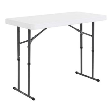 Lifetime 80160 Folding Table, 24" x 48", White - Default Title