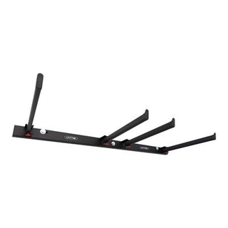 Lifetime 80719 Powder Coated Steel Folding Chair Rack, 42 1/4" Long, Black - Default Title
