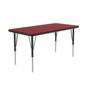 Correll A2448-REC Activity Table, 24" x 48" - Red / Matte