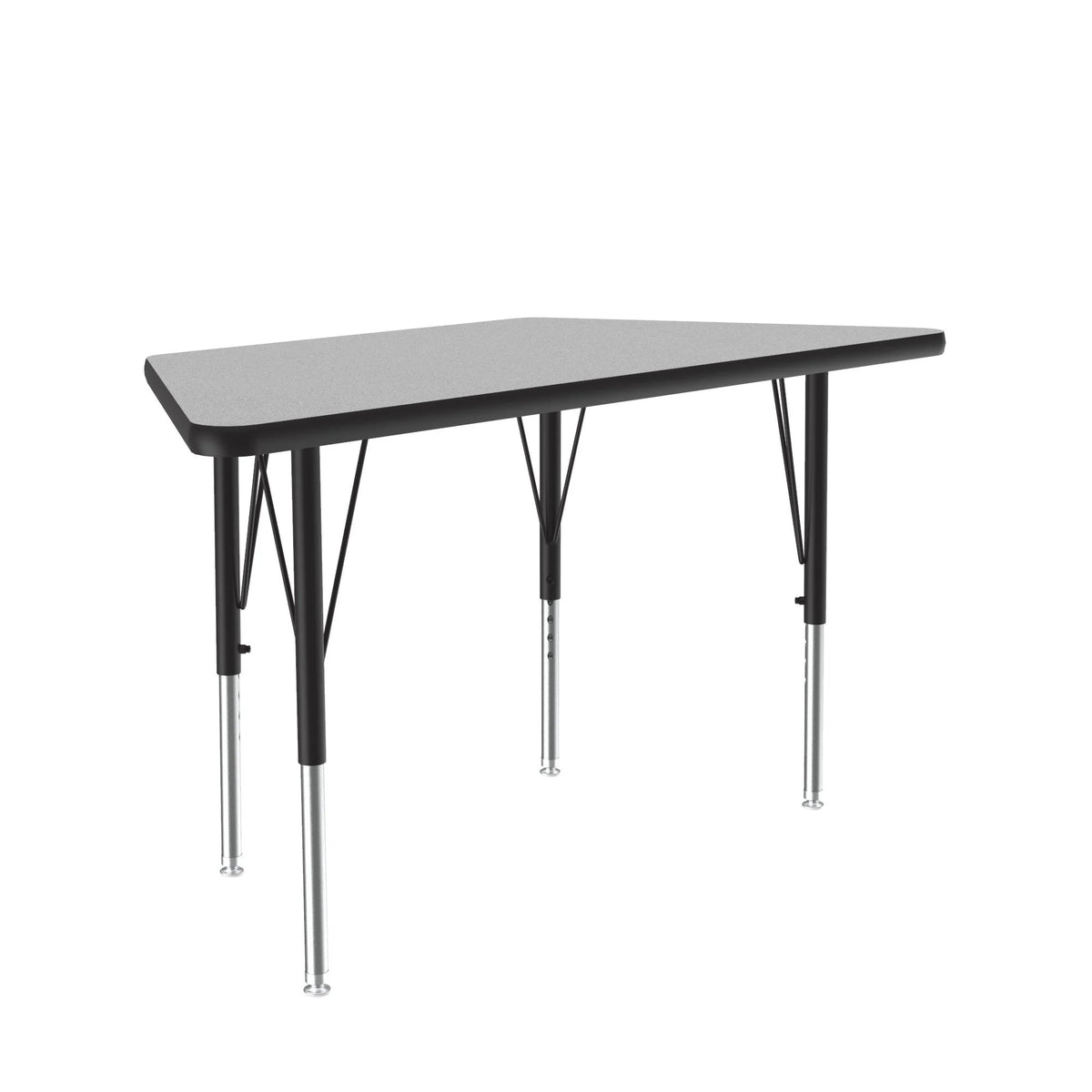 Correll A2448-TRP Activity Table, 20" x 24 3/16 - 45 5/16" - Gray / Gray Granite