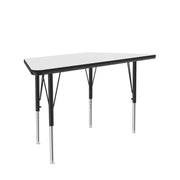 Correll A2448-TRP Activity Table, 20" x 24 3/16 - 45 5/16" - White / Matte